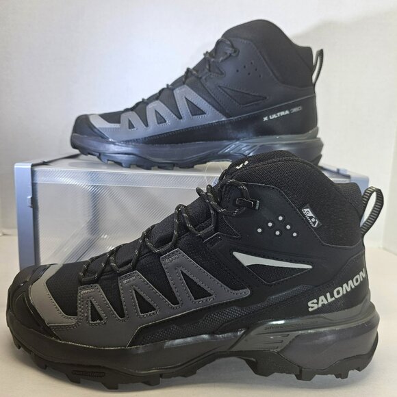 Salomon Men's  X ULTRA 360 MID CSWP GORE-TEX Waterproof Hiking Boots Size 9.5 - Picture 1 of 16
